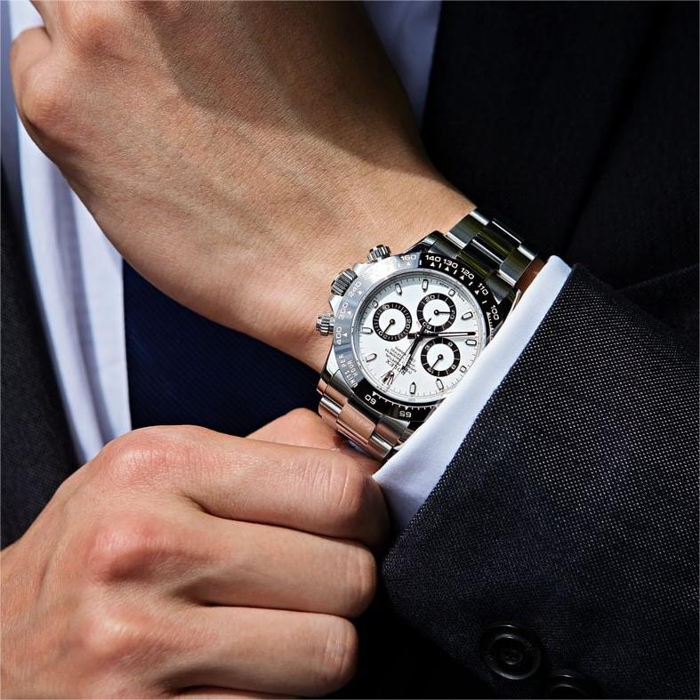 Daytona Siver Classic Panda Black & White Dial 40mm
