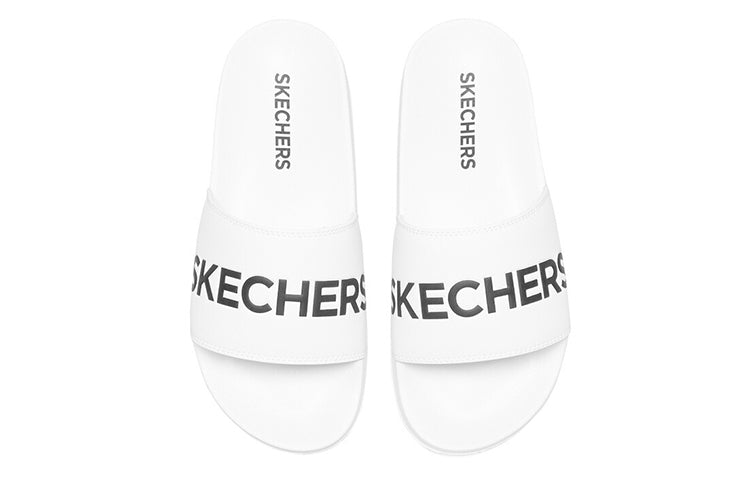 (WMNS) Skecththers D Lites Slippers White 8730046-WTBK