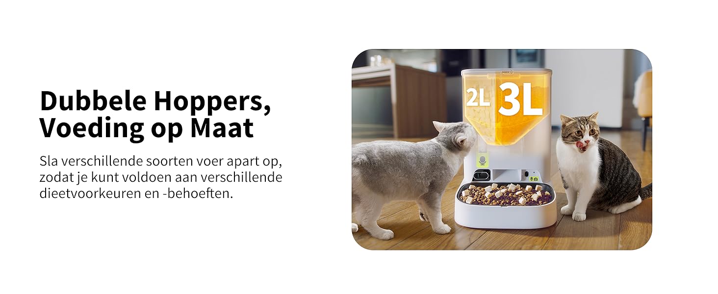 PETKIT Automatische Kattenvoerautomaat met Camera