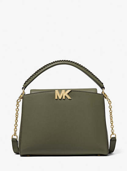 Karlie Medium Leather Satchel