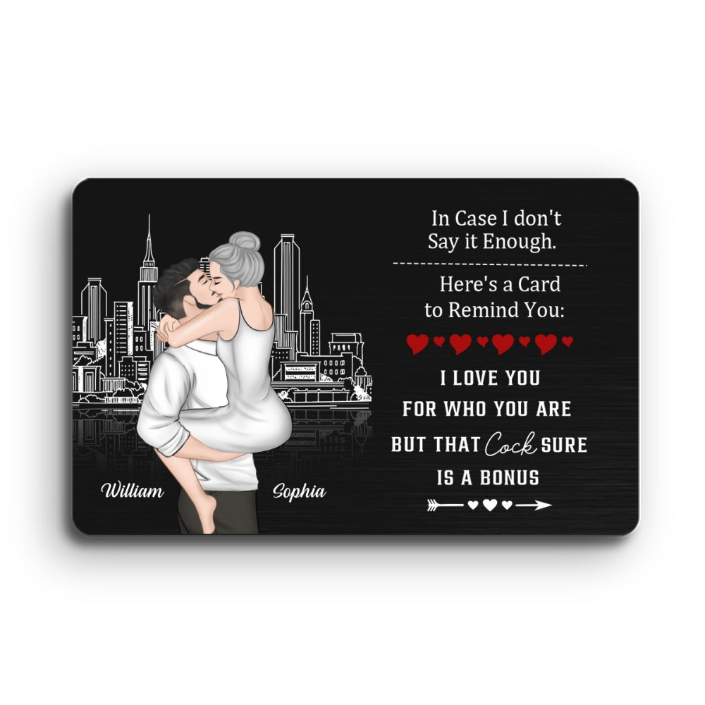 Anniversary Reminder Card - Personalized Custom Wallet Card