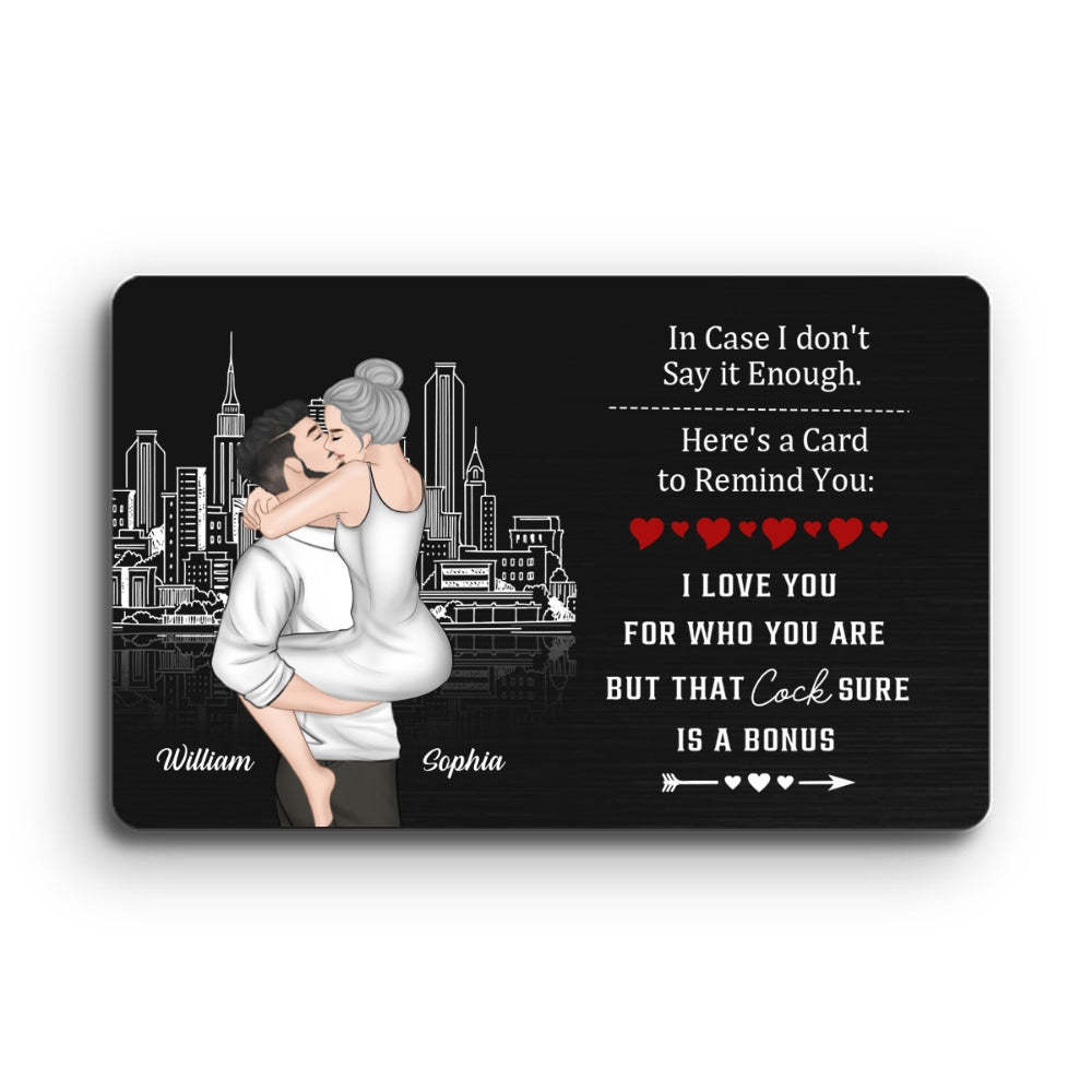 Anniversary Reminder Card - Personalized Custom Wallet Card