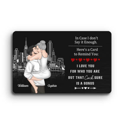 Anniversary Reminder Card - Personalized Custom Wallet Card