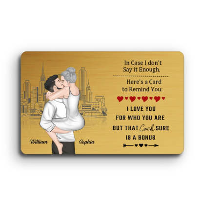 Anniversary Reminder Card - Personalized Custom Wallet Card