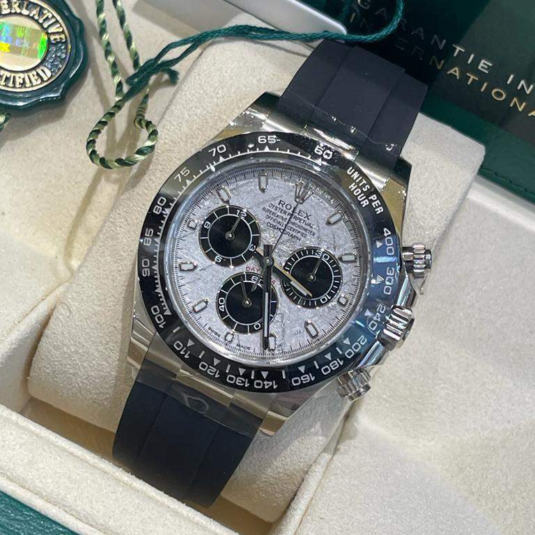 Cosmograph Daytona 116519LN White Gold Meteorite Dial