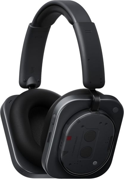 Nothing Headphone (1) Hybrid Active Noise Cancelling Headphones, Wireless Over-Ear Headphones with 6 Mics, 80Hrs Playtime, Hi-Res Audio, KEF-Tuned, Spatial Sound, Comfort Fit & Fast Charging White