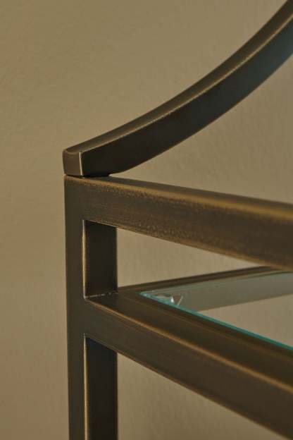 Bornly - Bookcase - Antique Bronze Finish