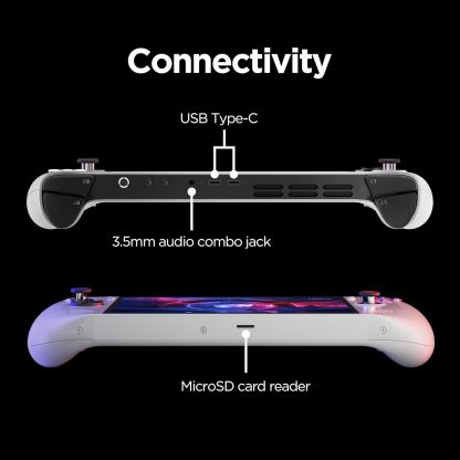  2025 - Mobile Gaming Console - AMD Radeon graphics - 8" PureSight IPS Display - 120Hz - AMD Ryzen™ Z2 Go - 16GB Memory - 512GB Storage - Glacier White - Free PC Game Pass