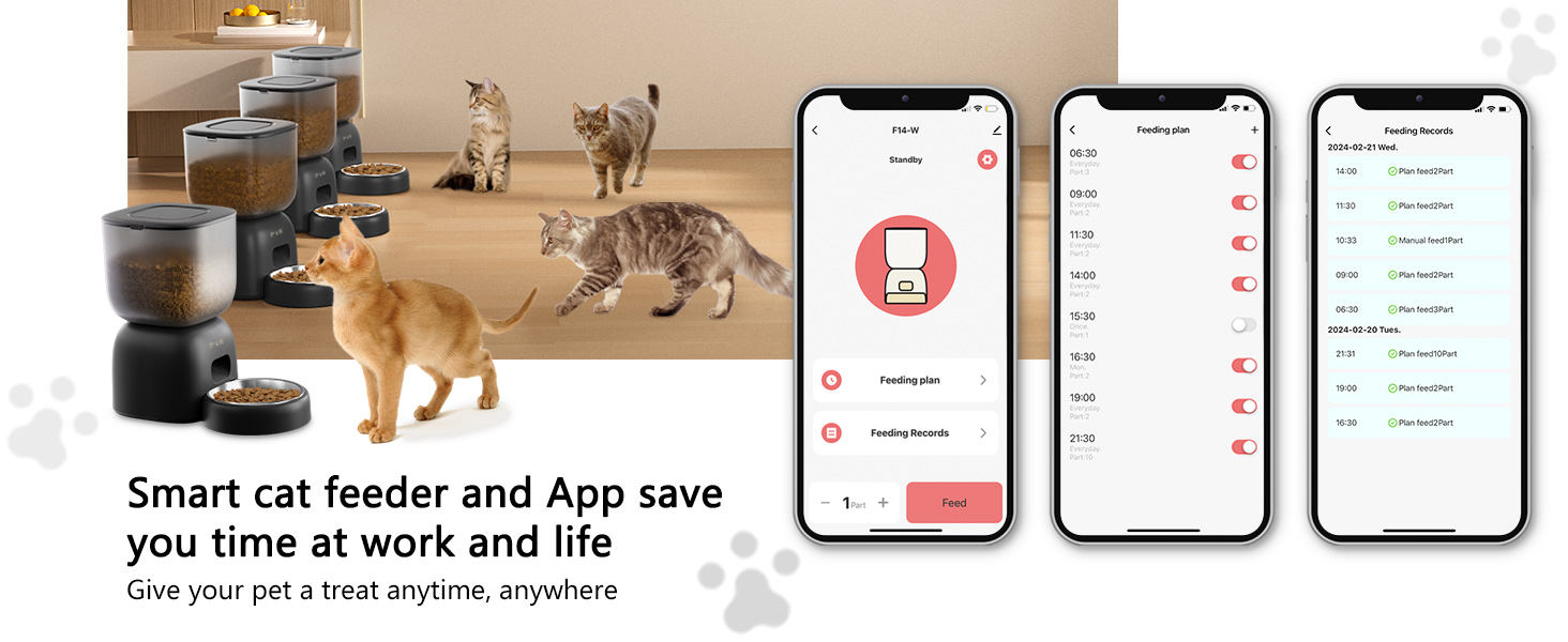 Voerautomaten katten