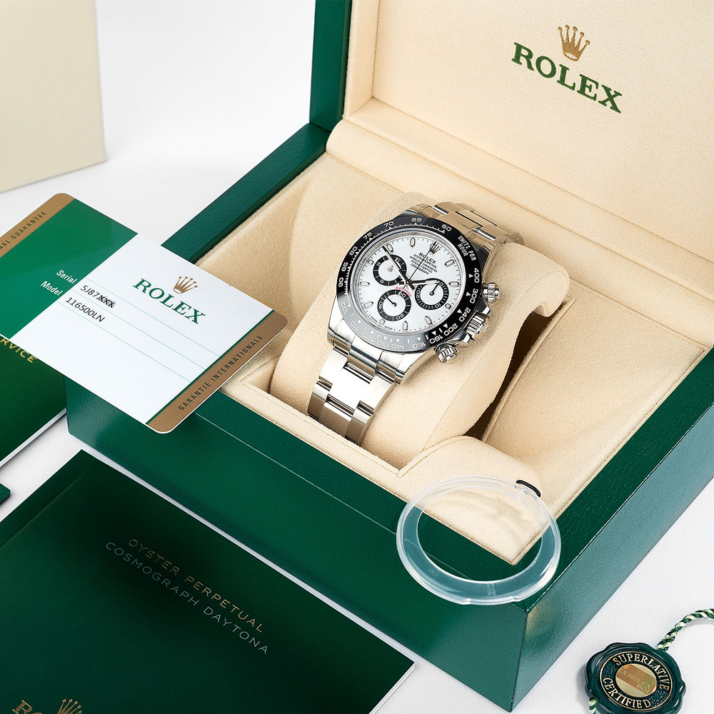 Rolthtex Cosmograph Daytona Panda 116500LN Black & White Dial 40mm New
