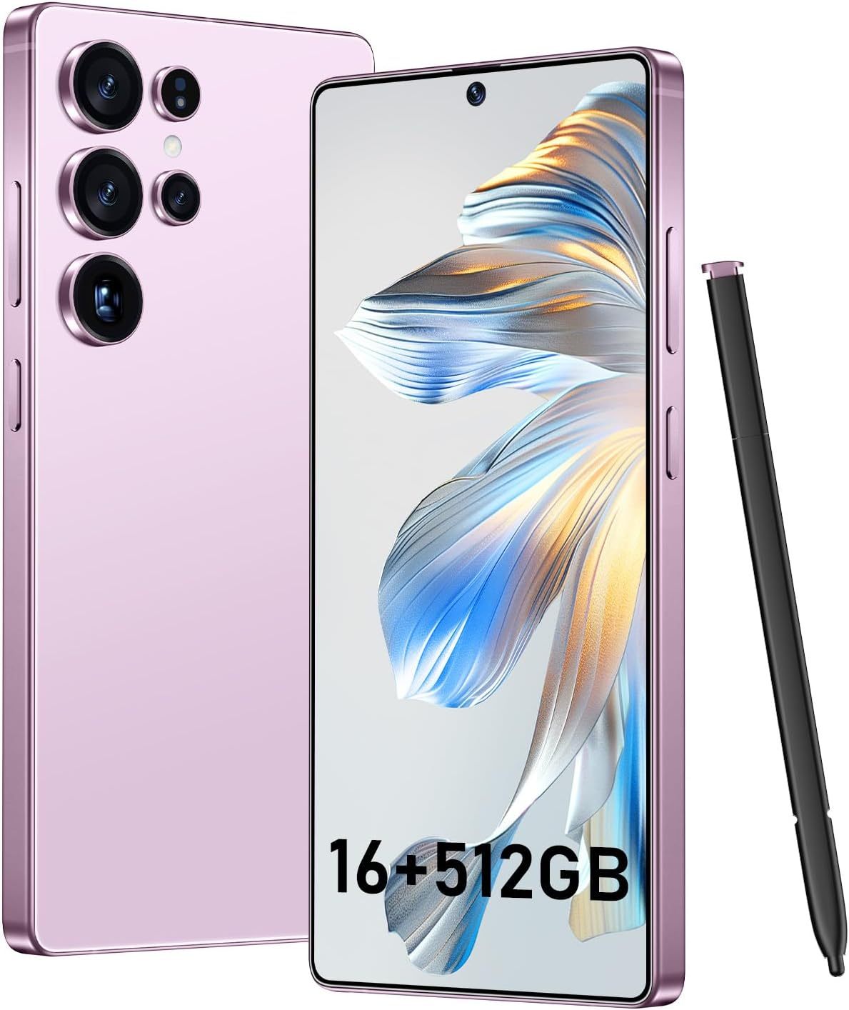 BXV I25 Ultra 16+512GB Smartphone - 7000mAh Battery, 6.99-inch Display, Built-in Pen, Android 14, Snapdragon 8 Gen3, 68MP+108MP Camera Outperform Competitors in Speed & Power (Green)