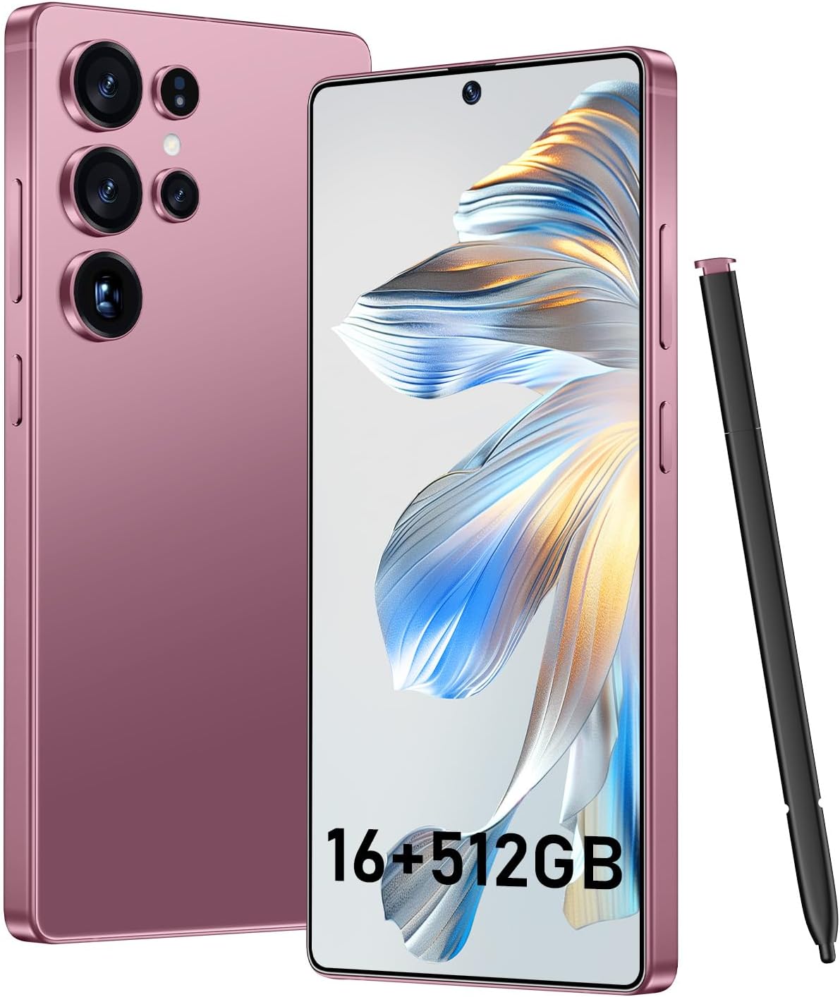 BXV I25 Ultra 16+512GB Smartphone - 7000mAh Battery, 6.99-inch Display, Built-in Pen, Android 14, Snapdragon 8 Gen3, 68MP+108MP Camera Outperform Competitors in Speed & Power (Green)