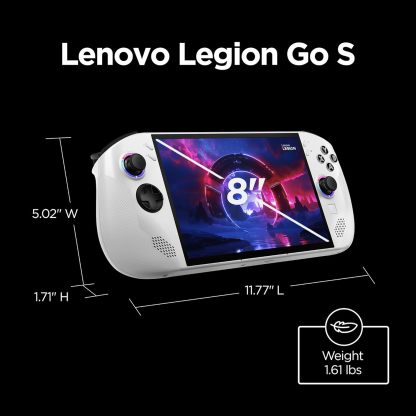  2025 - Mobile Gaming Console - AMD Radeon graphics - 8" PureSight IPS Display - 120Hz - AMD Ryzen™ Z2 Go - 16GB Memory - 512GB Storage - Glacier White - Free PC Game Pass