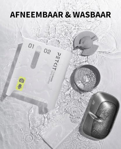 PETKIT Automatic Cat Feeder with Camera, 1080P HD, 5L Double Funnel Automatic Feeder for Cats/Dogs, AI Function, Two Way Audio,2.4G WiFi, APP Control, Stainless Steel Bowl