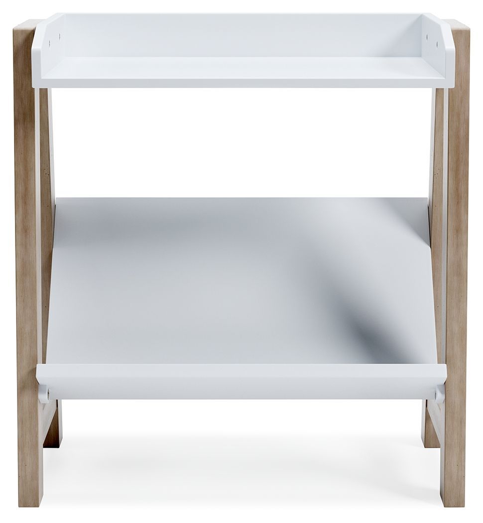 Small Bookcase - White / Tan