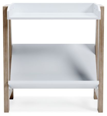 Small Bookcase - White / Tan