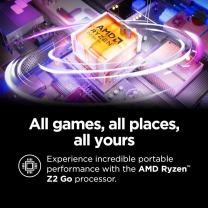  2025 - Mobile Gaming Console - AMD Radeon graphics - 8" PureSight IPS Display - 120Hz - AMD Ryzen™ Z2 Go - 16GB Memory - 512GB Storage - Glacier White - Free PC Game Pass
