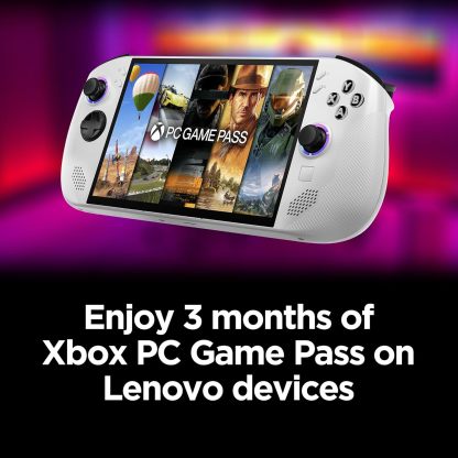  2025 - Mobile Gaming Console - AMD Radeon graphics - 8" PureSight IPS Display - 120Hz - AMD Ryzen™ Z2 Go - 16GB Memory - 512GB Storage - Glacier White - Free PC Game Pass