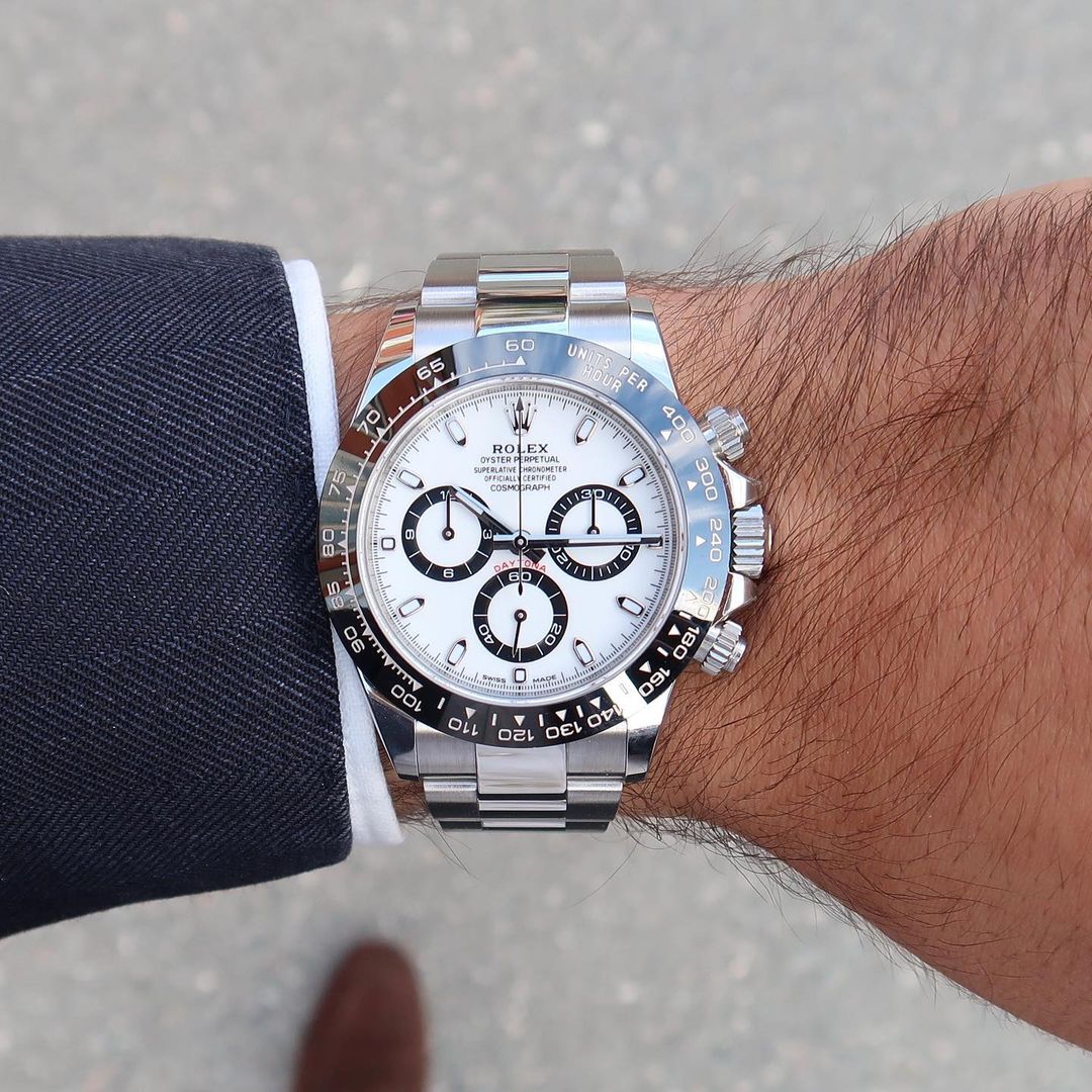 Daytona Siver Classic Panda Black & White Dial 40mm