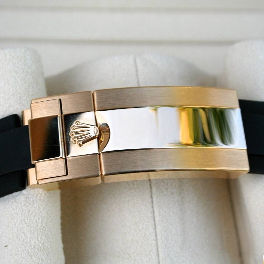 Yachtmaster Yellow Gold Oysterflex Bracelet Mens Watch 226658 42mm