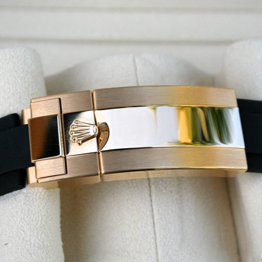 Yachtmaster Yellow Gold Oysterflex Bracelet Mens Watch 226658 42mm