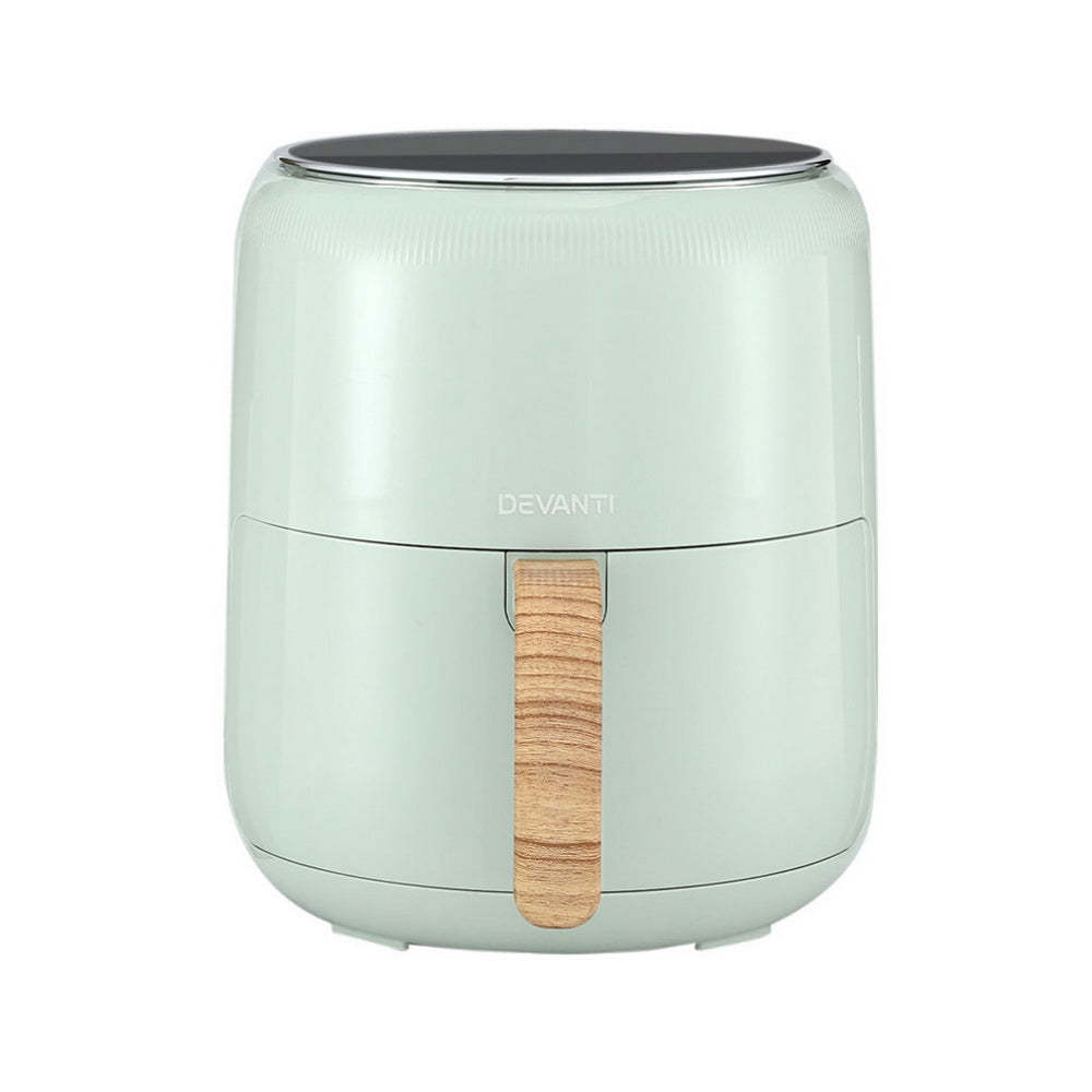 Devanti 5L Air Fryer Touch Control 1700W Green