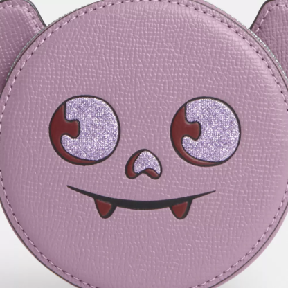 Coin Case With Halloween Bat