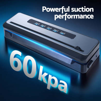 Devanti Food Vacuum Sealer Machine Sealing Cutter 4 Modes Storage Bags 4 Rolls