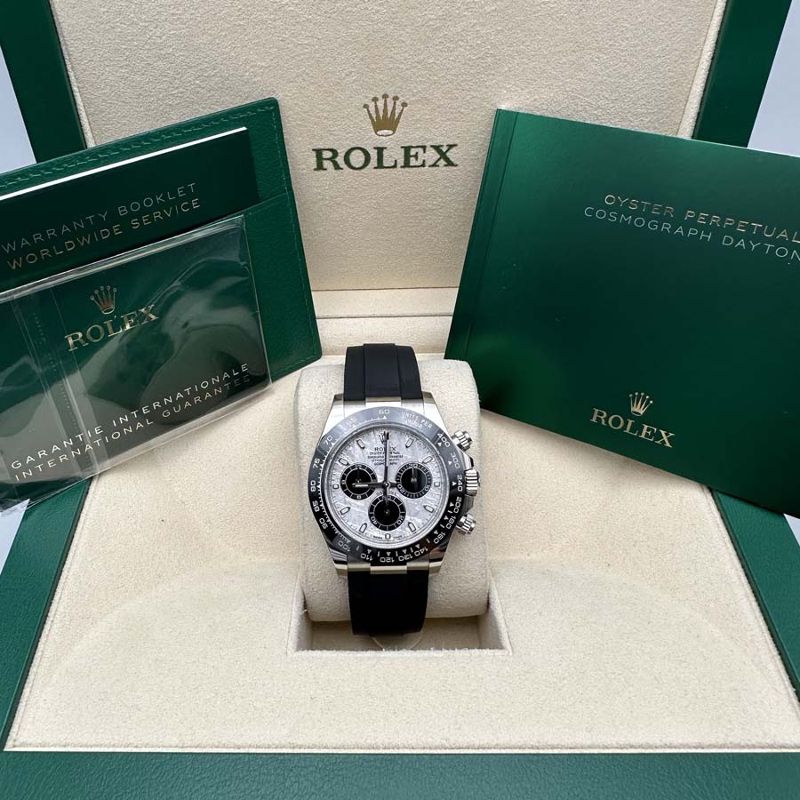 Cosmograph Daytona 116519LN White Gold Meteorite Dial