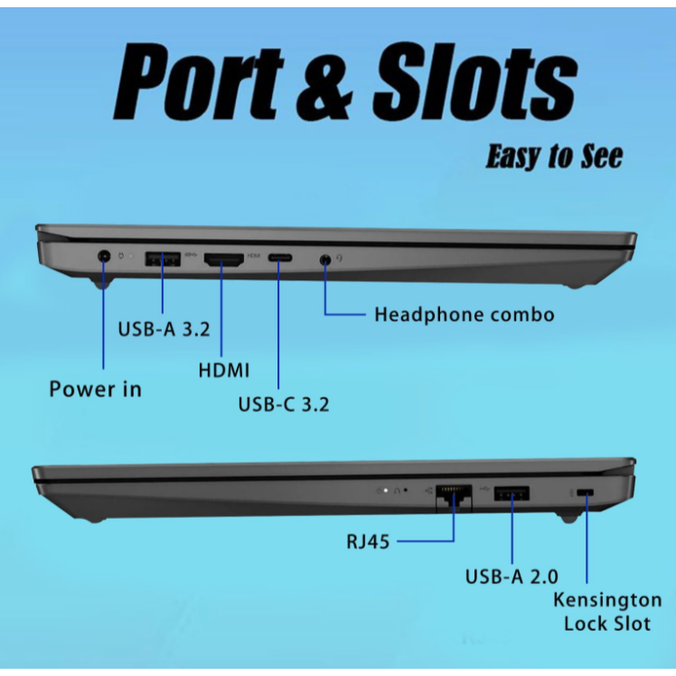 Business Laptop, 15.6" FHD Display, Intel Core i5-13420H (Beat i7-1355U), HDMI, RJ45, Webcam, Numeric Keypad, Wi-Fi, Windows 11 Pro, Black (16GB RAM | 512GB SSD)