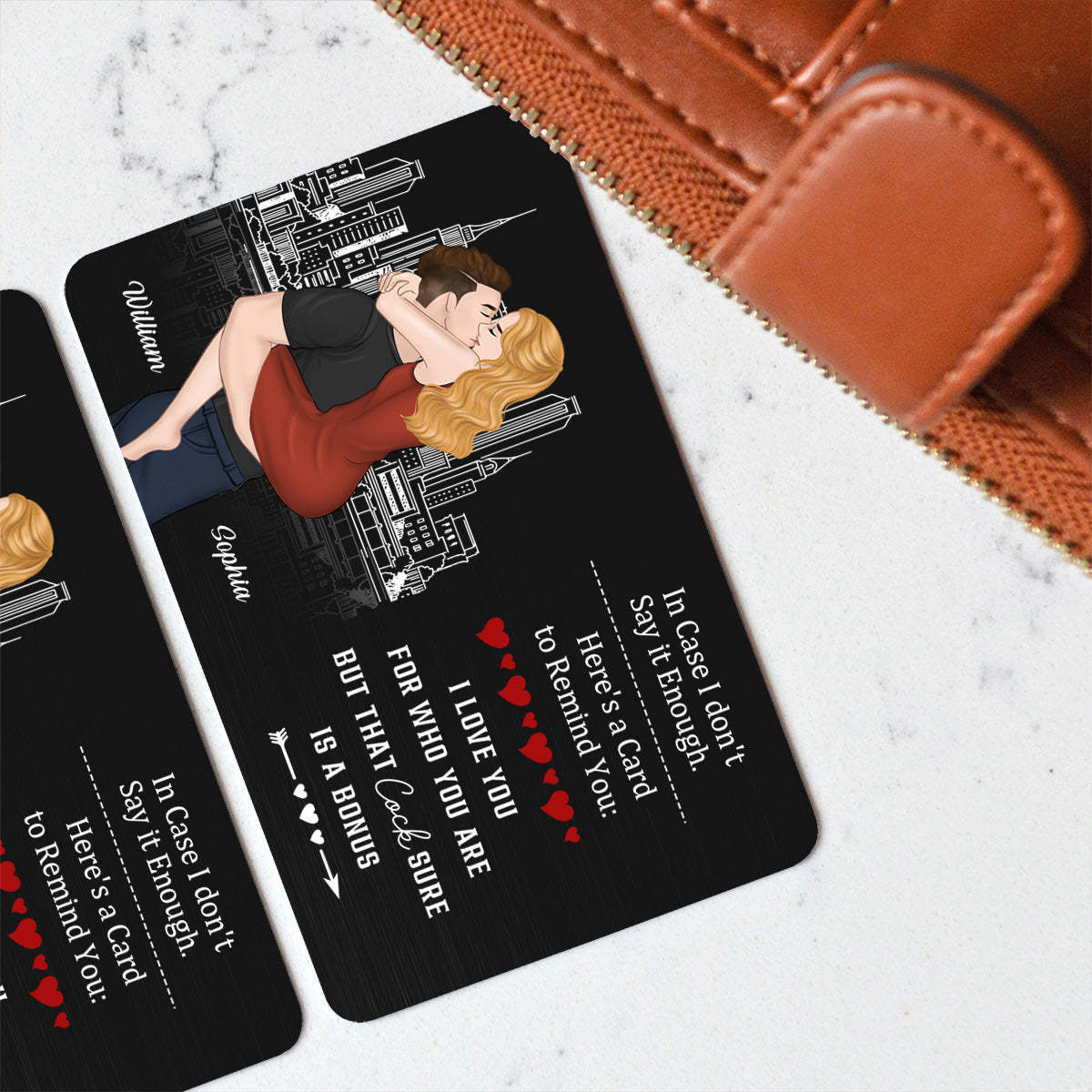 Anniversary Reminder Card - Personalized Custom Wallet Card