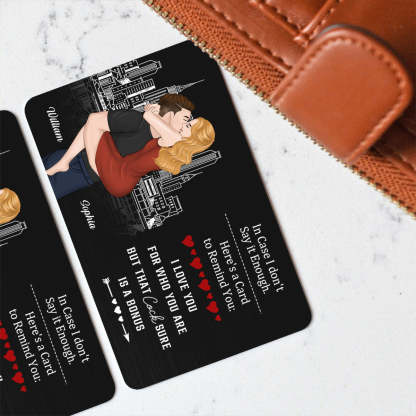 Anniversary Reminder Card - Personalized Custom Wallet Card
