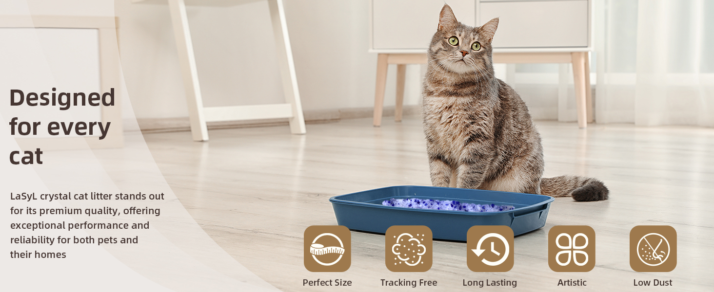 crystal litter vs clumping clay dust free low tracking long lasting 30 day odor elimination