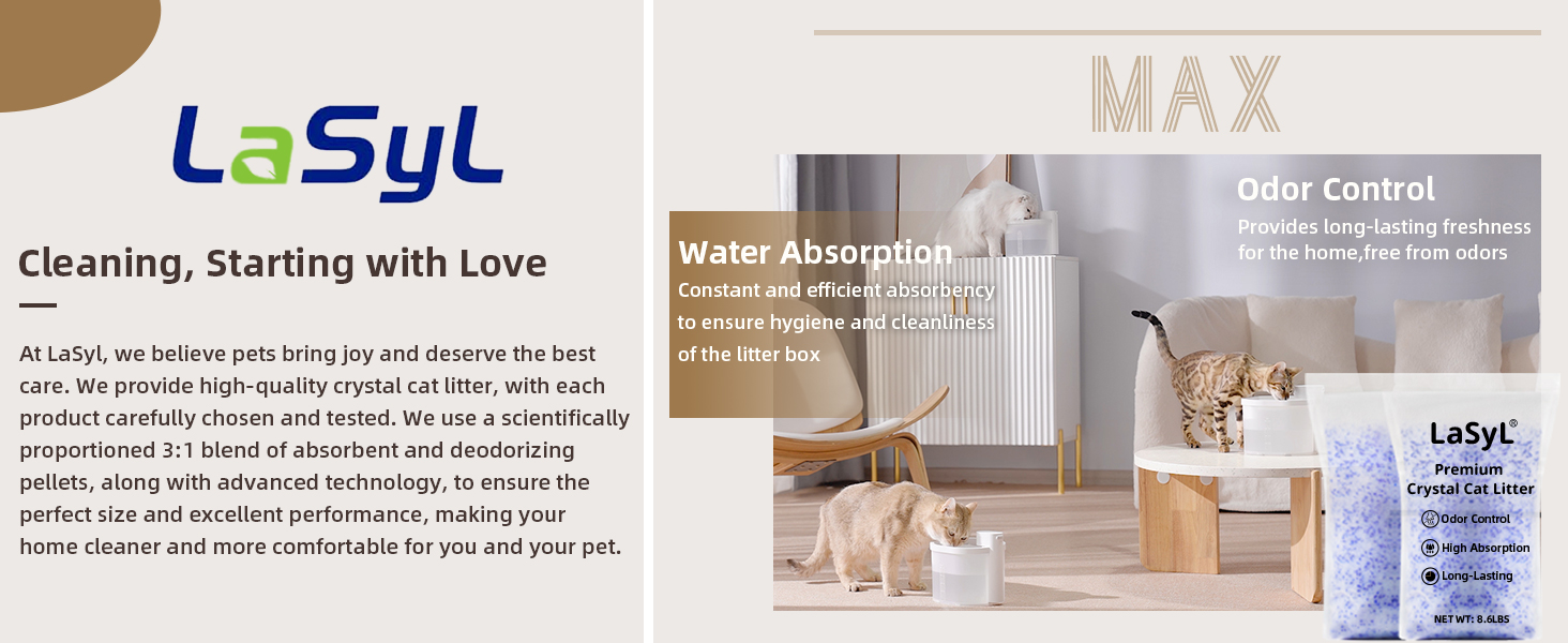 crystal cat litter silica gel 17.2 lb value pack unscented odor control multi cat household