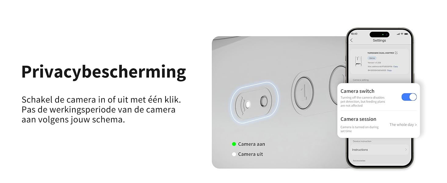 PETKIT Automatische Kattenvoerautomaat met Camera