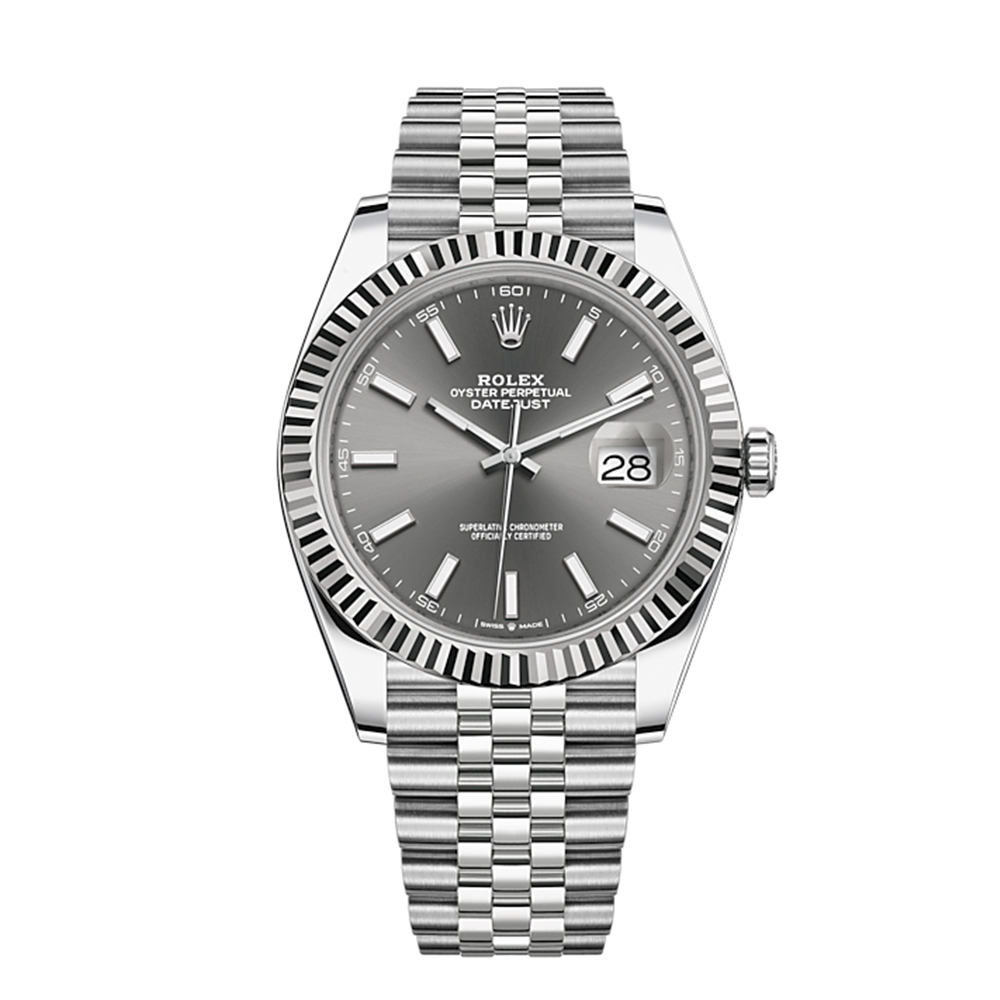 Rolthtex Datejust 41 Oystersteel and white gold M126334-0014