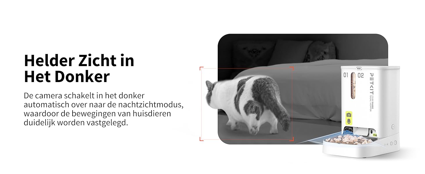 PETKIT Automatische Kattenvoerautomaat met Camera