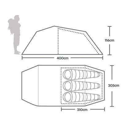 OEttgX Coyote III Backpacking Tent