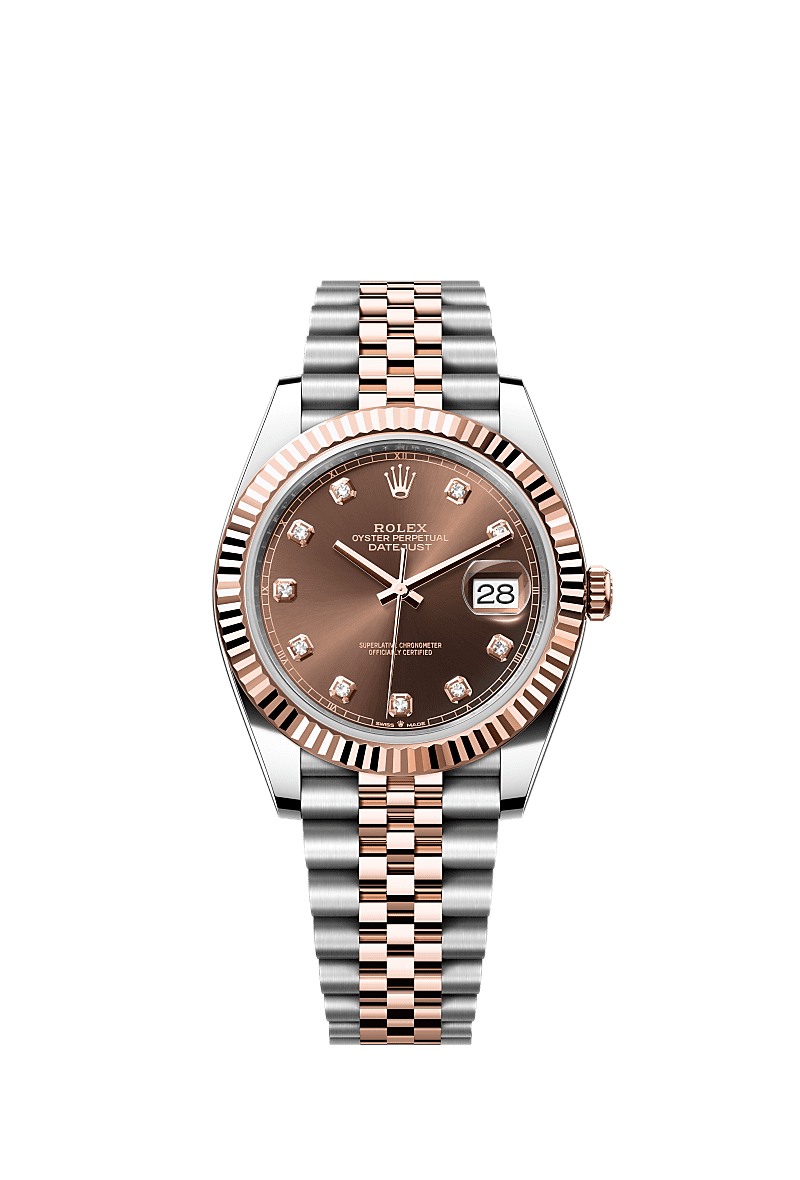 Rolthtex  Datejust Watches His & Hers Diamond Rose Gold