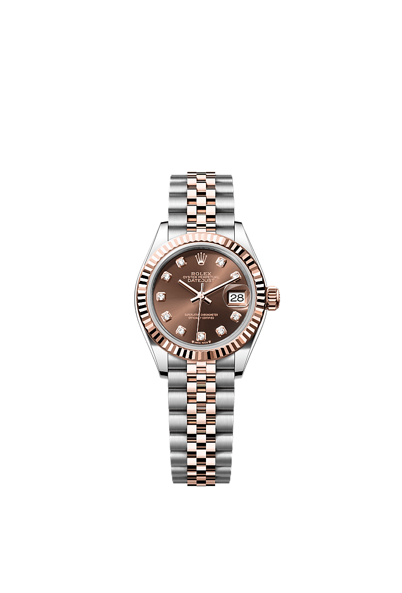 Rolthtex  Datejust Watches His & Hers Diamond Rose Gold