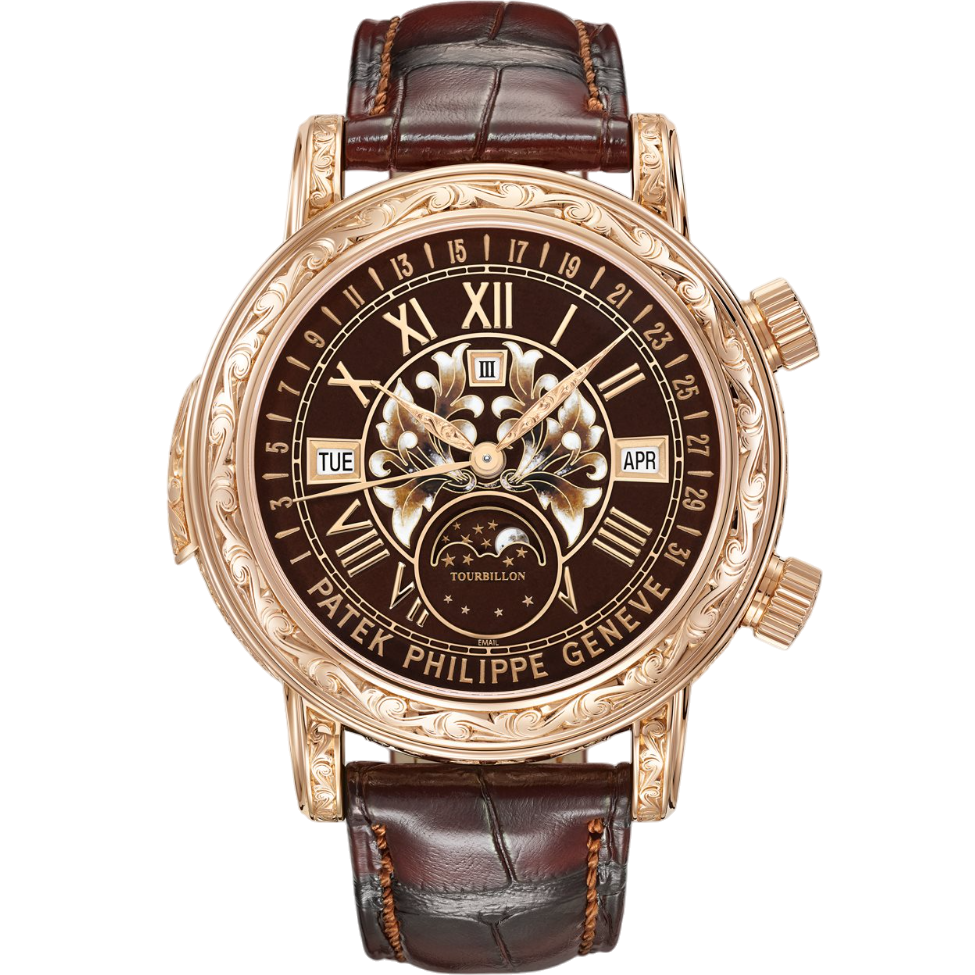 Patthtek Philithtppe Grand Complications Brown Dial Watch 6002R-001