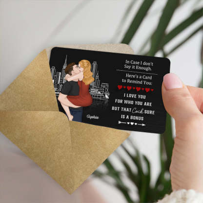 Anniversary Reminder Card - Personalized Custom Wallet Card