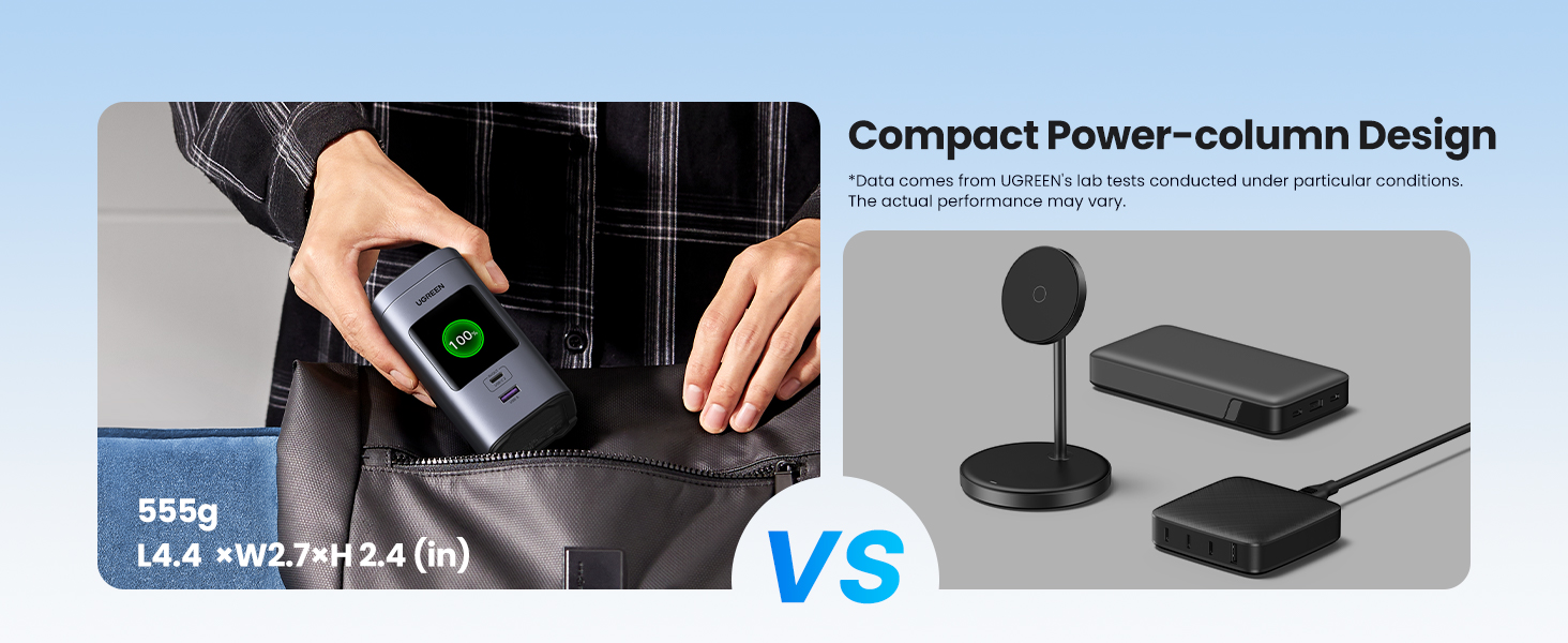 compact and portable battery pack for laptop