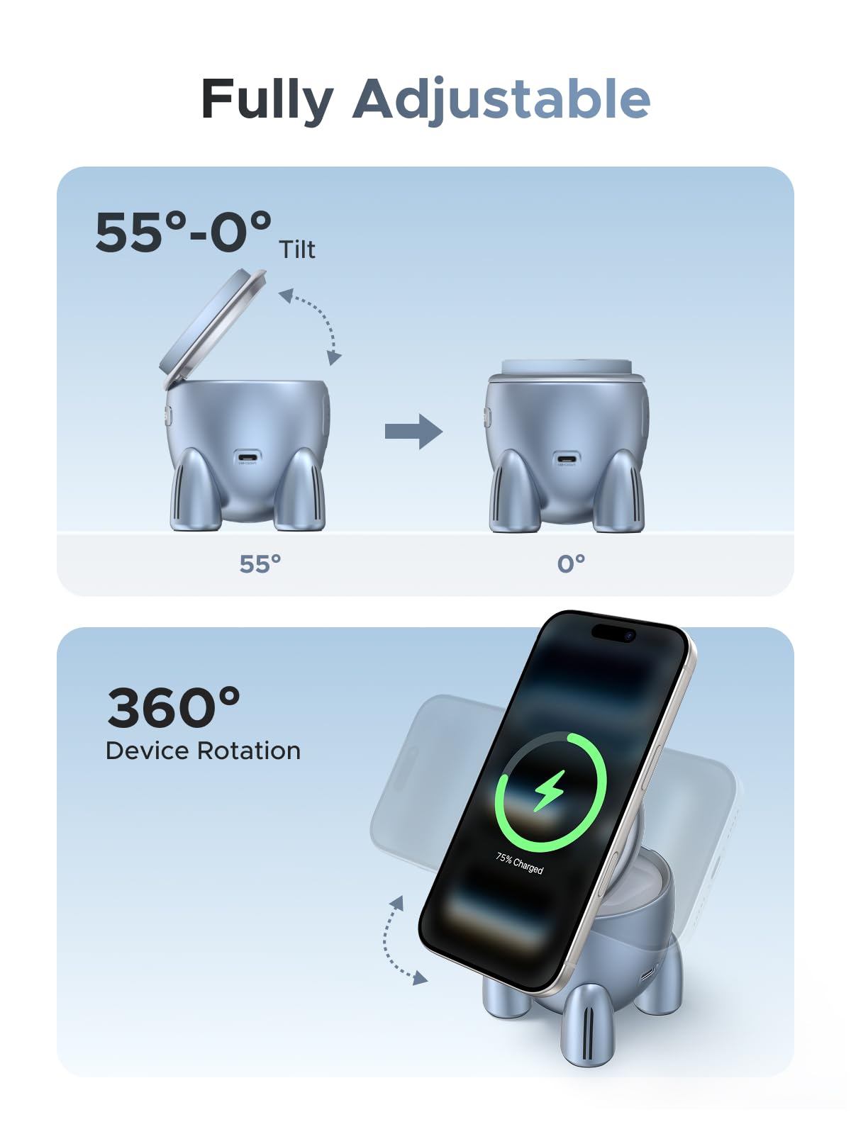 UGREEN Uno 2-in-1 Magnetic Power Bank (30W, MagSafe-compatible)