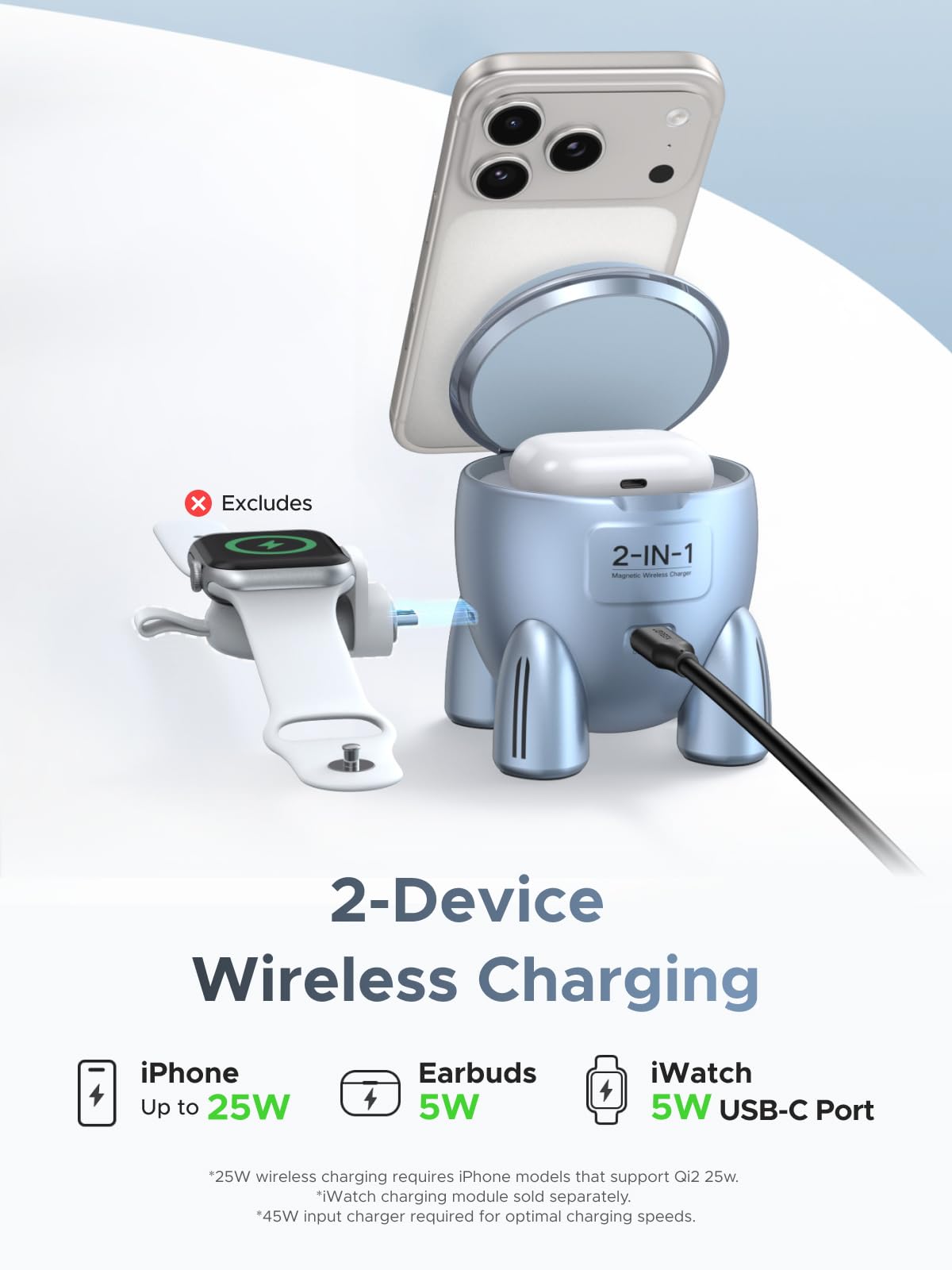 UGREEN Uno 2-in-1 Magnetic Power Bank (30W, MagSafe-compatible)