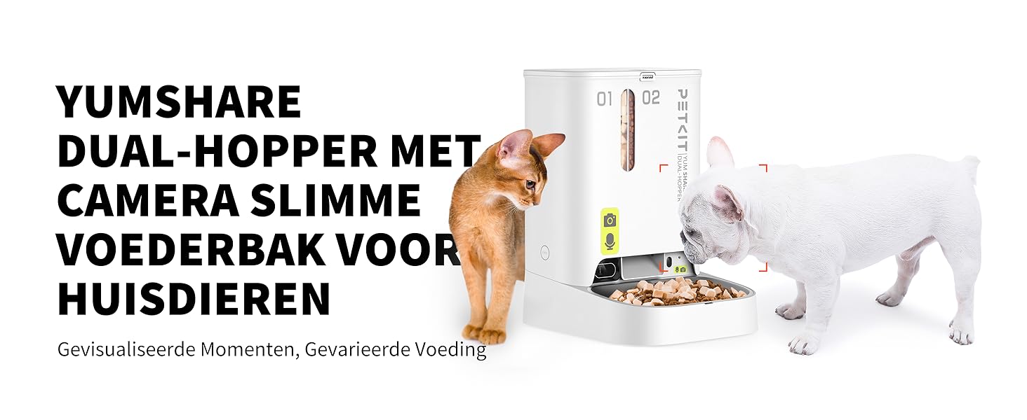 PETKIT Automatische Kattenvoerautomaat met Camera