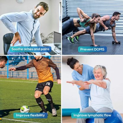 Muscle Massage Gun, Massage Gun Portable Muscle Massager with Deep Tissues, Ultra-Quiet 30 Speed Optional Modes, Percussion Massager with 8 Massage Heads and LCD Display