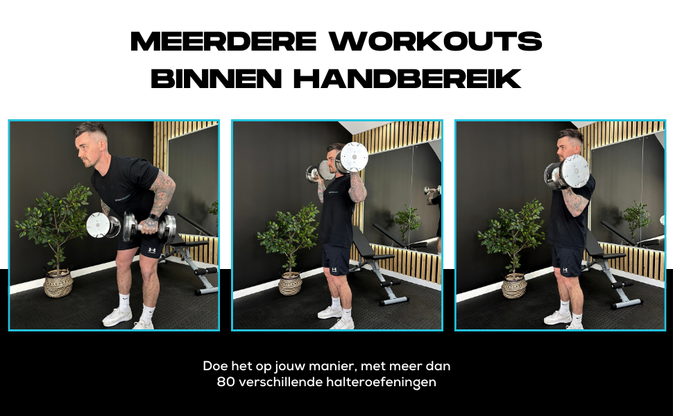 Multiple workouts at your fingertips