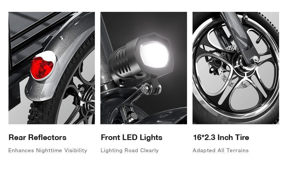 Three-wheeled e-bike