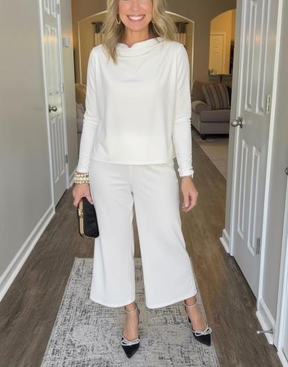 NEW🔥 Stretch Velvet Two-Piece Set